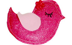 Vilt bio-glitter assorti 20 x 30 cm, 10 stuks