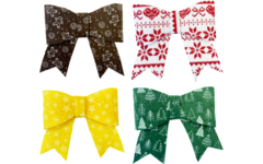 Vilt 20 x 30 cm kerst assortiment, 25 stuks