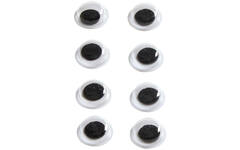 Wiebelogen 10 mm zwart, 1000 stuks