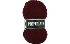 Breigaren populair acryl bordeauxrood 50 gram, 120 meter