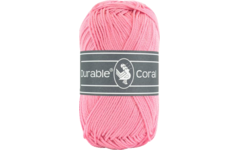 Breigaren Durable Coral Katoen roze 50 gram, 125 meter