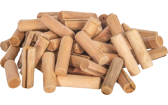 Drijfhout kort assorti naturel, 250 gram