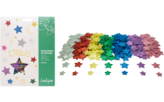 Foamstickers sterren assorti, 500 stuks
