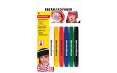 Schminkstiften draaibaar assorti, 6 stuks