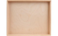Rolf More - Kist van hout 23 x 29 x 4 cm met schuifdeksel