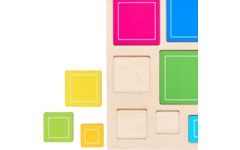 Rolf Puzzels - Reliëfpuzzel ontdek de grootte vierkanten