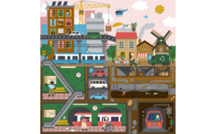 Rolf Puzzels - Puzzel boven en onder de grond - stad