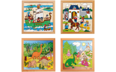 Rolf Puzzels - Puzzelserie 30 delige puzzels (piraten,ridders,dinosaurus en draak)