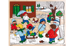 Rolf Puzzels - Puzzel winter, 48 stukjes