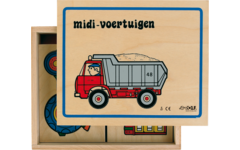 Rolf Puzzels - Puzzelserie voertuigen, 10 stukjes per puzzel