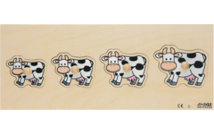 Rolf Puzzels - Inlegplankserie klein-groot dieren