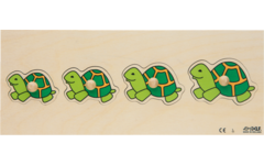Rolf Puzzels - Inlegplankserie klein-groot dieren
