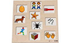 Rolf Puzzels - Reliëf puzzel ontdek het getal, 10 stukjes