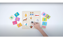 Rolf Puzzels - Reliëf puzzel ontdek het getal, 10 stukjes