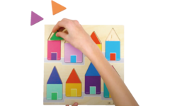 Rolf Puzzels - Reliëfpuzzelserie: ontdek de kleur en grootte, 2 stuk