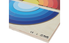 Rolf Puzzels - Reliëfpuzzelserie: ontdek de kleur en grootte, 2 stuk