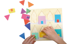 Rolf Puzzels - Reliëfpuzzelserie: ontdek de kleur en grootte, 2 stuk