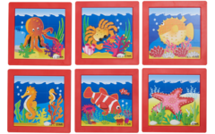 Rolf Puzzels - Puzzelserie zeedieren, kunststof
