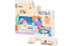 Rolf More - Verticale puzzel woonkamer
