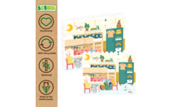 Rolf More - Verticale puzzel Slaapkamer
