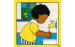 Rolf Puzzels - Puzzel handen wassen, 25 stukjes