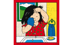 Rolf Puzzels - Puzzel gezicht wassen, 25 stukjes