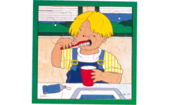 Rolf Puzzels - Puzzel tanden poetsen, 16 stukjes