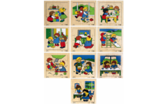 Rolf Puzzels - Puzzelserie samenspel, 5x9 en 5x12 stukjes