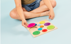 Rolf Puzzels - Reliëfpuzzel ontdek de grootte - bubbels - 10 stukjes