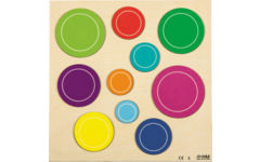 Rolf Puzzels - Reliëfpuzzelserie ontdek de grootte, 2 stuks
