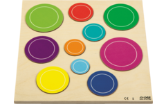 Rolf Puzzels - Reliëfpuzzelserie ontdek de grootte, 2 stuks