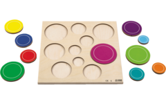 Rolf Puzzels - Reliëfpuzzelserie ontdek de grootte, 2 stuks
