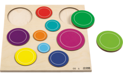 Rolf Puzzels - Reliëfpuzzelserie ontdek de grootte, 2 stuks
