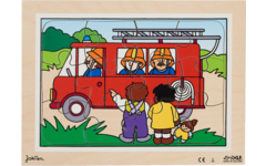 Rolf Puzzels - Puzzelserie transport 1, 12 stukjes per puzzel