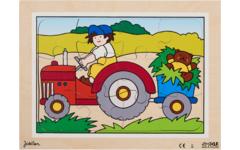 Rolf Puzzels - Puzzelserie transport 1, 12 stukjes per puzzel