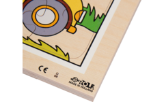 Rolf Puzzels - Puzzelserie transport 2, 12 stukjes per puzzel