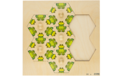 Rolf Puzzels - Carrousel puzzel Kikker, 7 stukjes