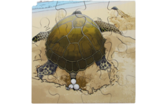 Rolf Connect - Groeipuzzel schildpad 28 x 28 cm 4-lagen 86 stukjes
