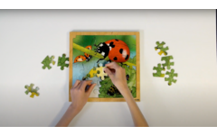 Rolf Connect - Groeipuzzel lieveheersbeestje 28x28 cm 4-lagen 86 stukjes