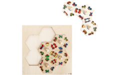 Rolf Puzzels - Carrousel puzzel voertuigen, 7 stukjes