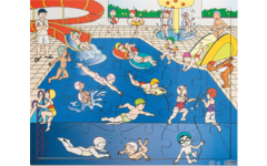 Rolf Puzzels - Puzzel zwembad, 30 stukjes