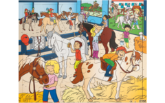 Rolf Puzzels - Puzzel paardrijden, 30 stukjes