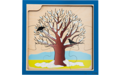 Rolf Puzzels - Groeipuzzel boom, 4 lagen, 36 stukjes