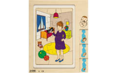 Rolf Puzzels - Groeipuzzel moeder en baby, 42 stukjes