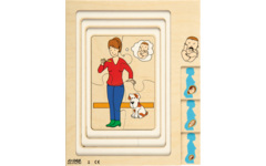 Rolf Puzzels - Groeipuzzel moeder en baby, 42 stukjes