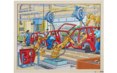 Rolf Puzzels - Techniekpuzzel autoproductie, 120 st.