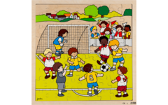 Rolf Puzzels - Puzzel voetbal, 81 stukjes