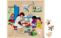 Rolf Puzzels - Puzzel tandarts, 64 stukjes