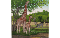Rolf Puzzels - Puzzel giraffen, 49 stukjes