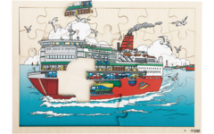 Rolf Puzzels - Inkijkpuzzel ferry, 60 stukjes
